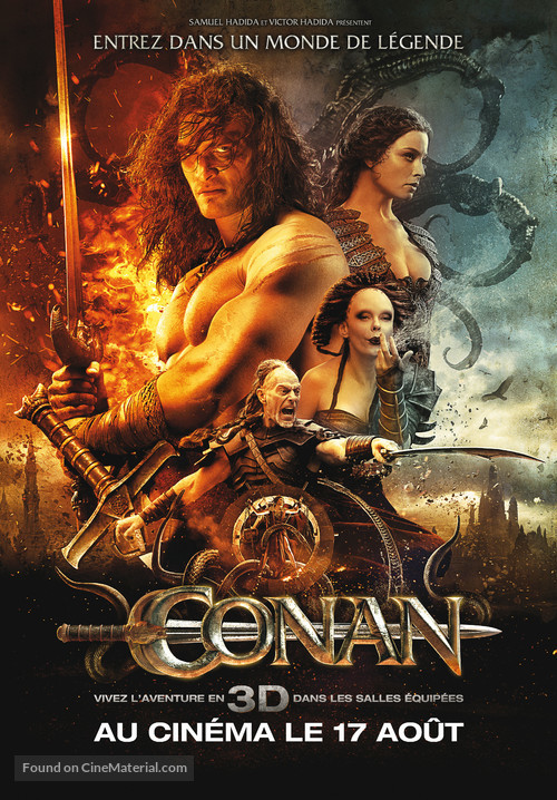 Conan the Barbarian - French Movie Poster