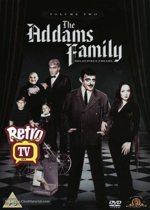 &quot;The Addams Family&quot; - British DVD movie cover