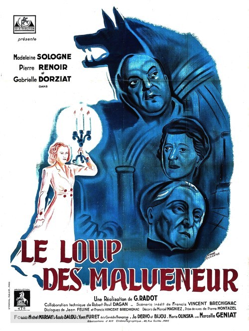 Le loup des Malveneur - French Movie Poster