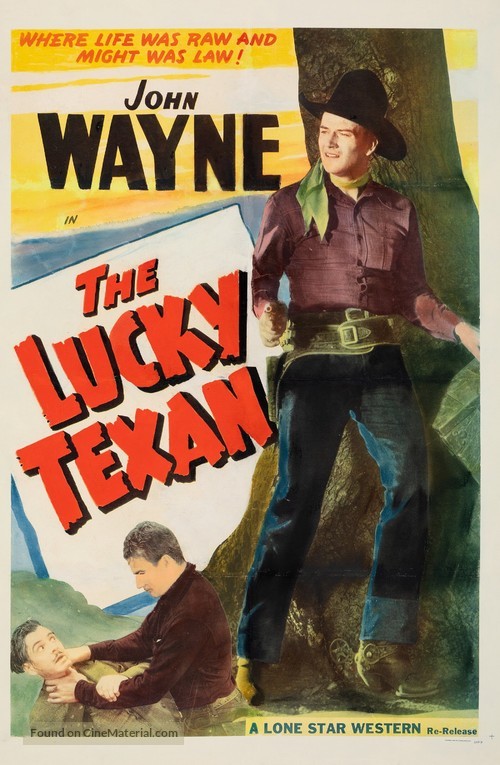 The Lucky Texan - Re-release movie poster