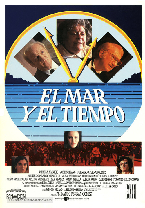 El mar y el tiempo - Spanish Movie Poster