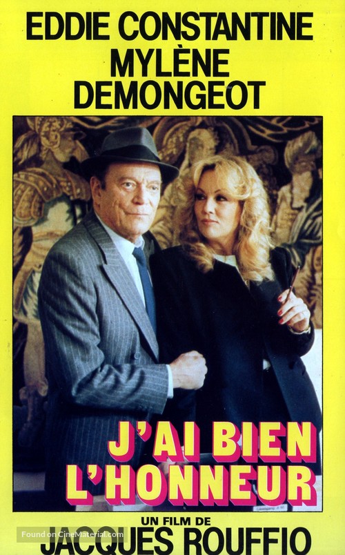 &quot;S&eacute;rie noire&quot; J&#039;ai bien l&#039;honneur - French VHS movie cover