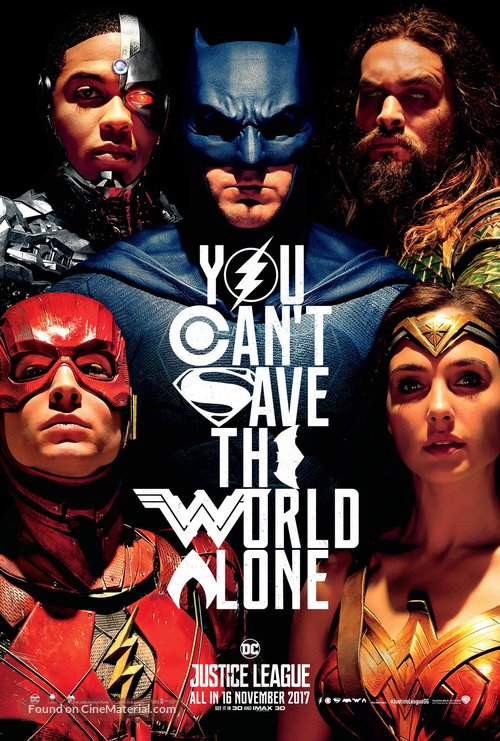 Justice League - Singaporean Movie Poster