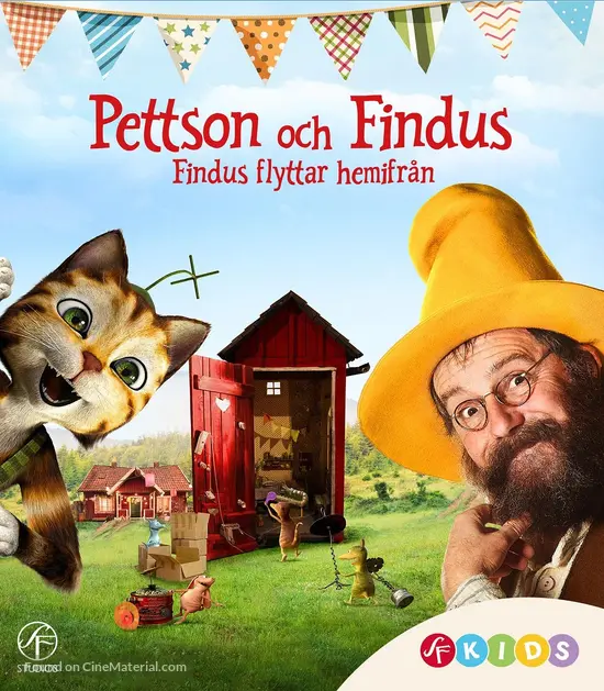 Pettersson und Findus - Findus zieht um - Swedish Blu-Ray movie cover