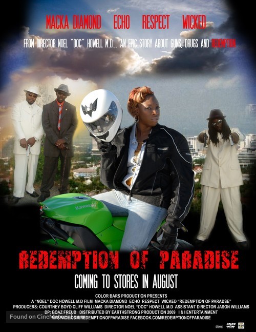 Redemption of Paradise - Antiguan Movie Poster