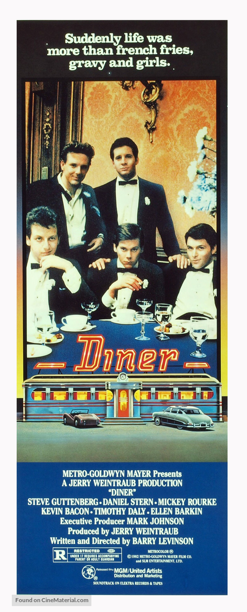 Diner - Theatrical movie poster