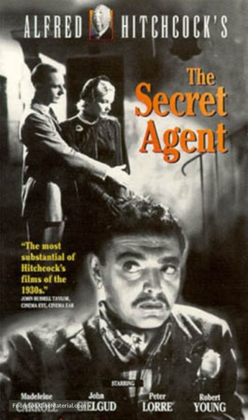Secret Agent - VHS movie cover