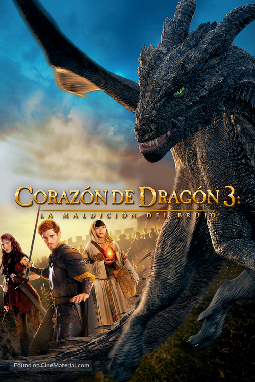 Dragonheart 3: The Sorcerer&#039;s Curse - Mexican Movie Cover