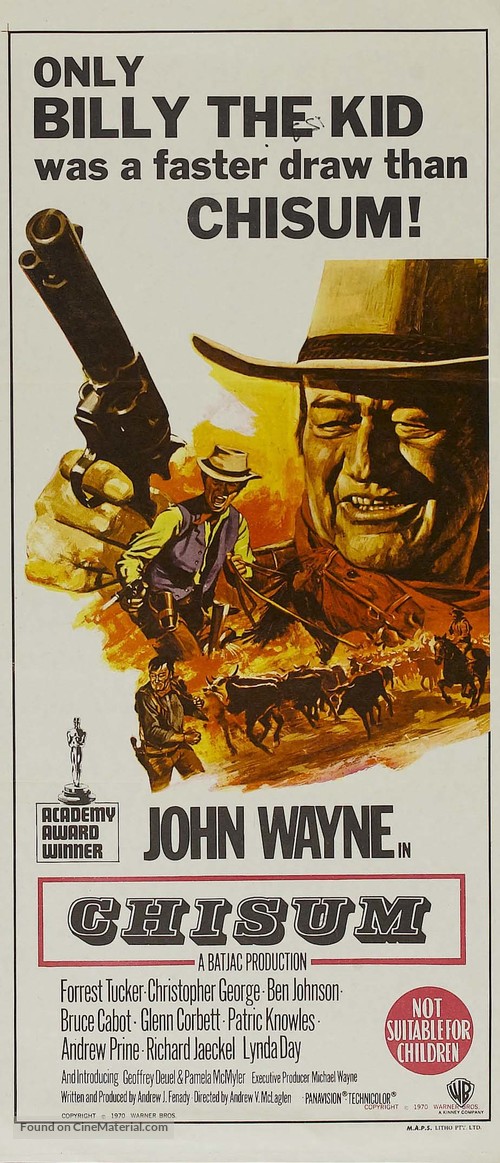 Chisum - Australian Movie Poster