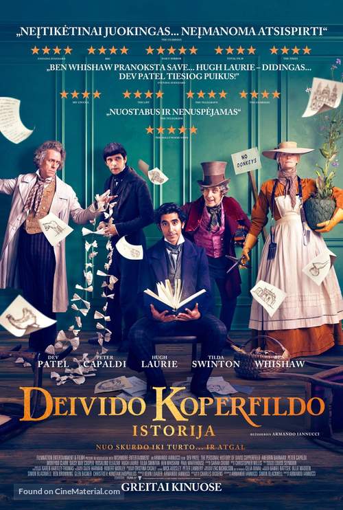 The Personal History of David Copperfield - Lithuanian Movie Poster