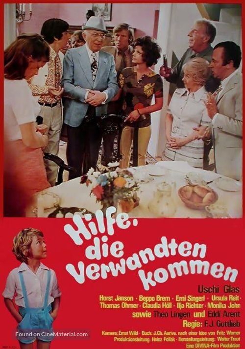 Hilfe, die Verwandten kommen - German Movie Poster