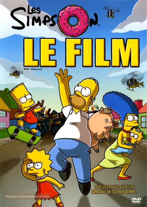 The Simpsons Movie - French Movie Cover