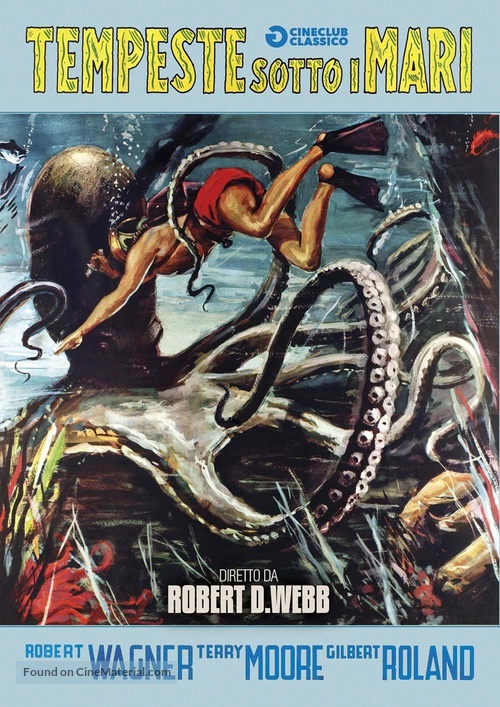 Beneath the 12-Mile Reef - Italian DVD movie cover