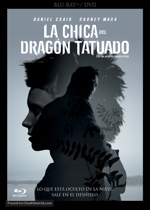 The Girl with the Dragon Tattoo - Mexican Blu-Ray movie cover