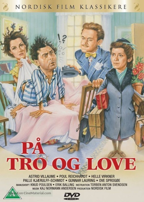P&aring; tro og love - Danish DVD movie cover