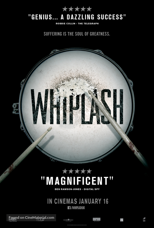 Whiplash - British Movie Poster