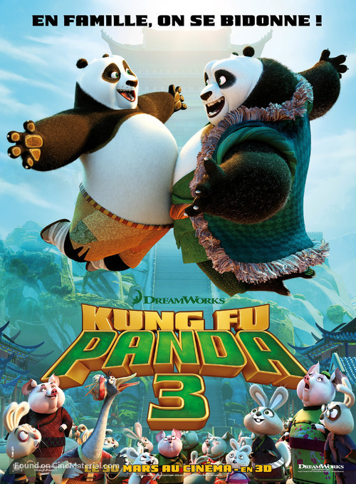 Kung Fu Panda 3 - French Movie Poster