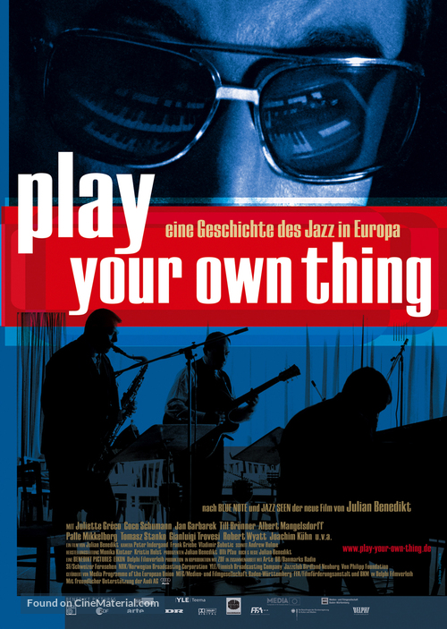 Play Your Own Thing: A Story of Jazz in Europe - German poster