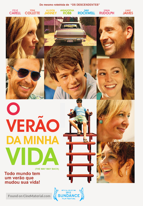 The Way Way Back - Brazilian DVD movie cover
