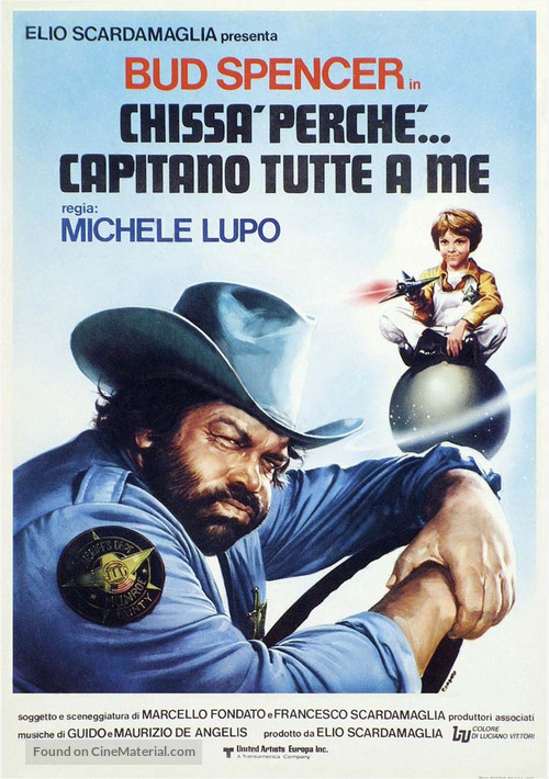 Chiss&agrave; perch&eacute;... capitano tutte a me - Italian Movie Poster