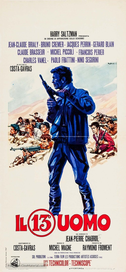 Un homme de trop - Italian Movie Poster