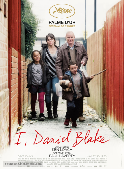 I, Daniel Blake - British Movie Poster