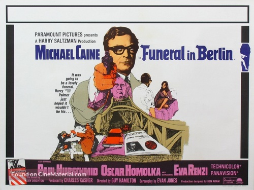 Funeral in Berlin - British Movie Poster