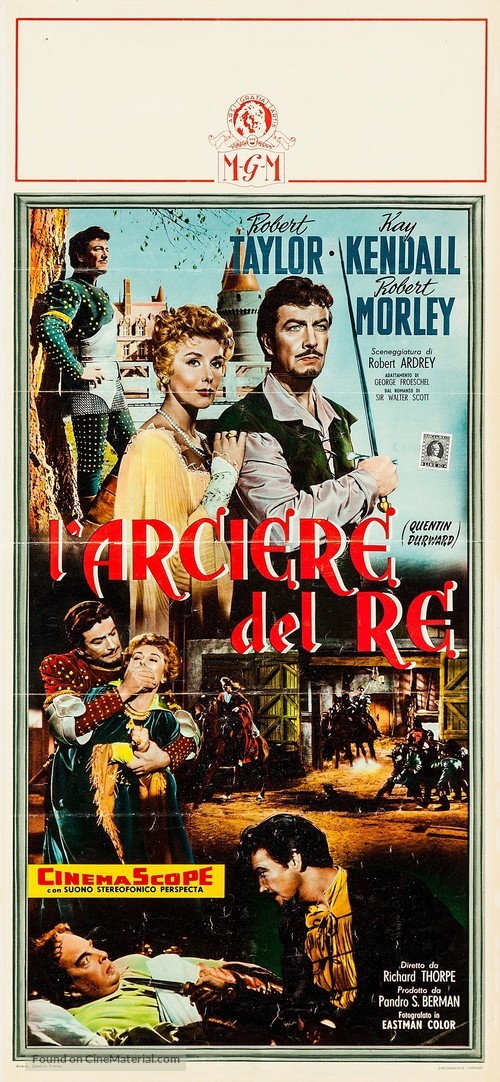 The Adventures of Quentin Durward - Italian Movie Poster