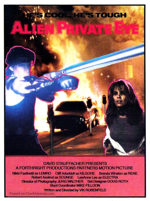 Alien Private Eye - Movie Poster