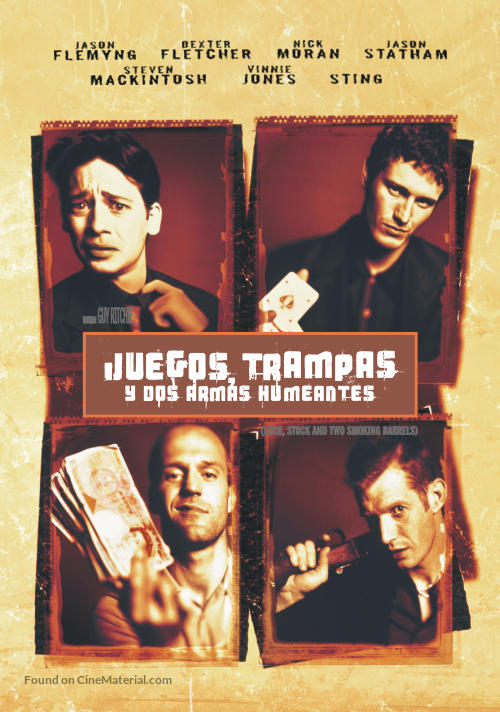 Lock Stock And Two Smoking Barrels - Argentinian Movie Cover