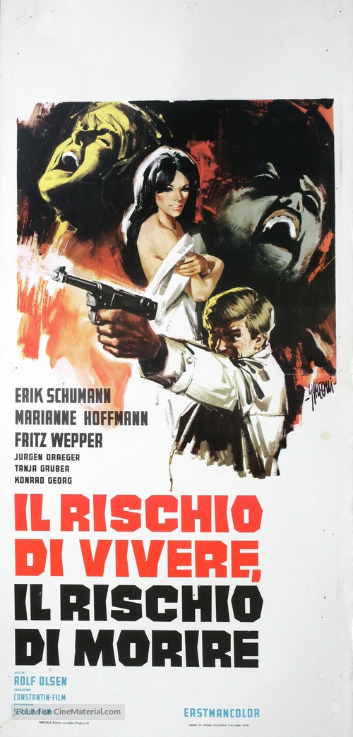 Wenn es Nacht wird auf der Reeperbahn - Italian Movie Poster