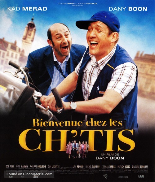 Bienvenue chez les Ch&#039;tis - French Movie Cover