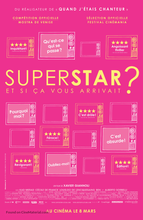 Superstar - Canadian Movie Poster