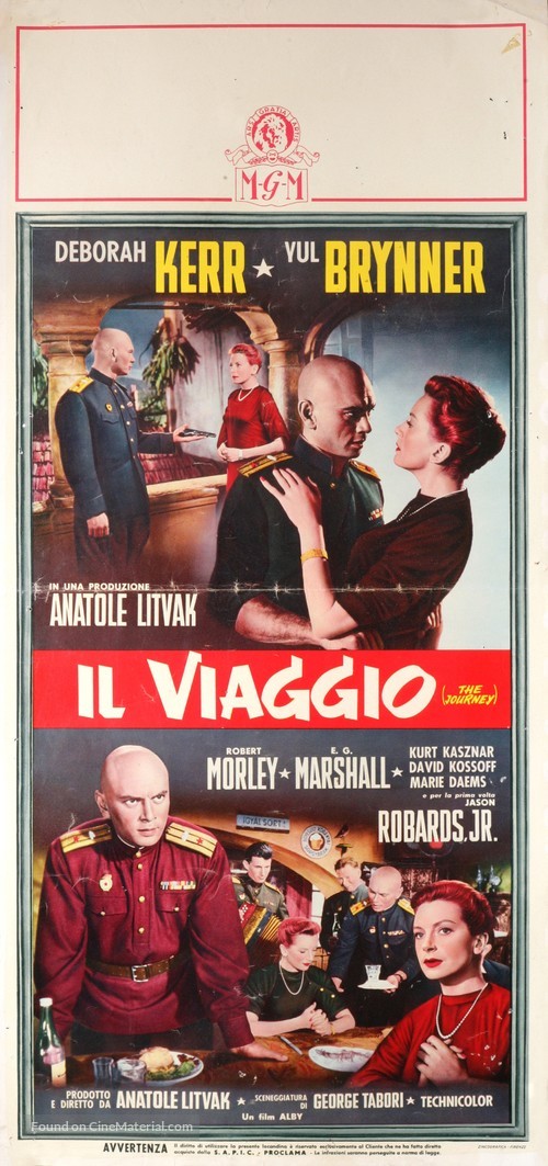The Journey - Italian Movie Poster