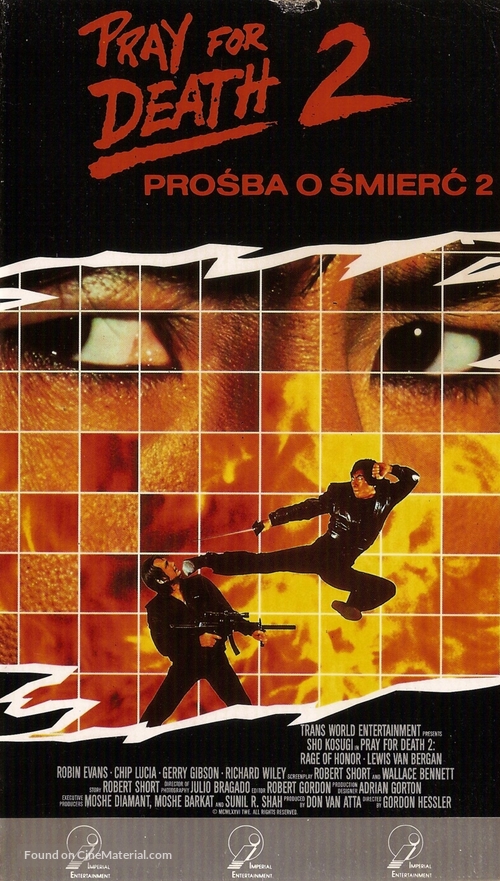 Rage of Honor - Polish VHS movie cover
