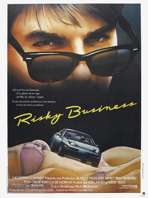 Risky Business - French Movie Poster