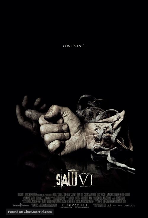 Saw VI - Spanish Movie Poster