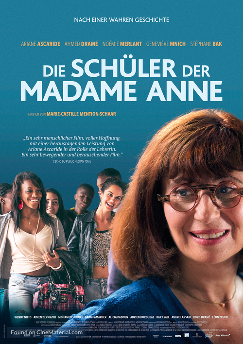 Les h&eacute;ritiers - German Movie Poster