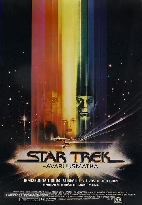 Star Trek: The Motion Picture - Finnish Movie Poster