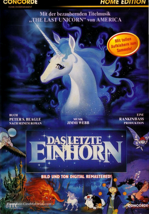 The Last Unicorn - German Movie Cover