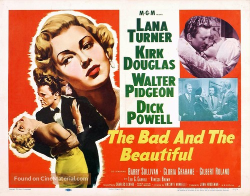 The Bad and the Beautiful - Movie Poster