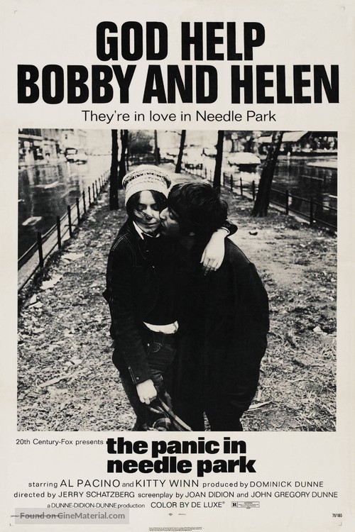 The Panic in Needle Park - Theatrical movie poster