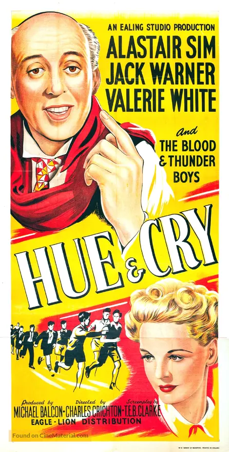 Hue and Cry (1947) British movie poster