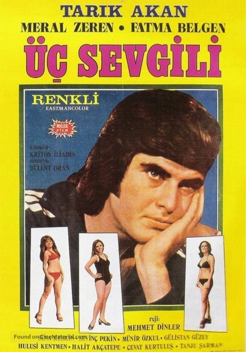&Uuml;&ccedil; sevgili - Turkish Movie Poster