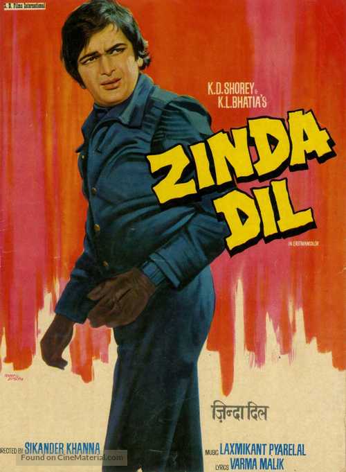 Zinda Dil - Indian Movie Poster