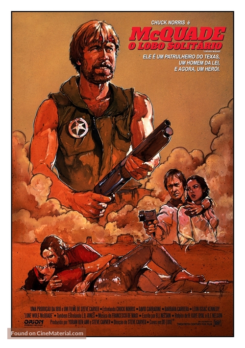 Lone Wolf McQuade - Brazilian Movie Poster