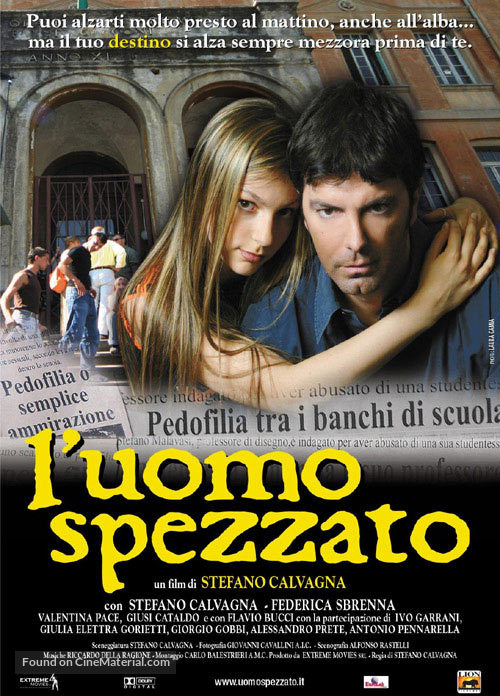 L&#039;uomo spezzato - Italian Movie Poster