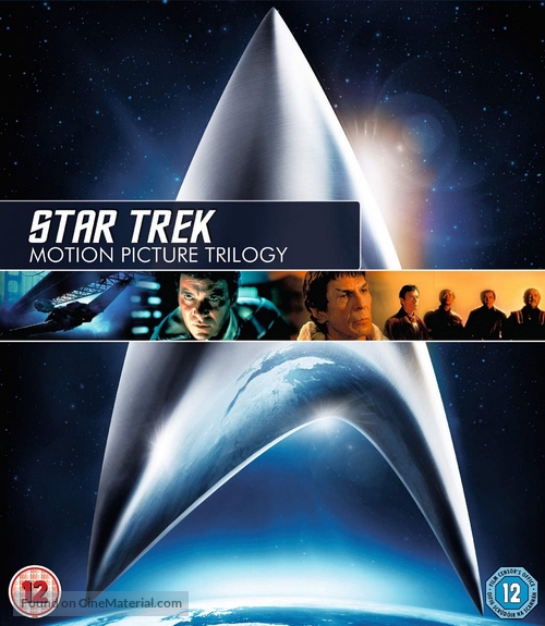 Star Trek: The Wrath Of Khan - British Blu-Ray movie cover
