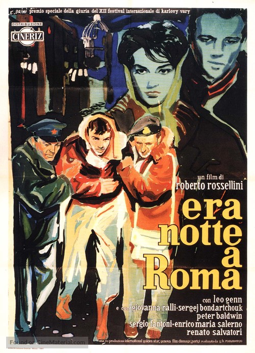 Era notte a Roma - Italian Movie Poster