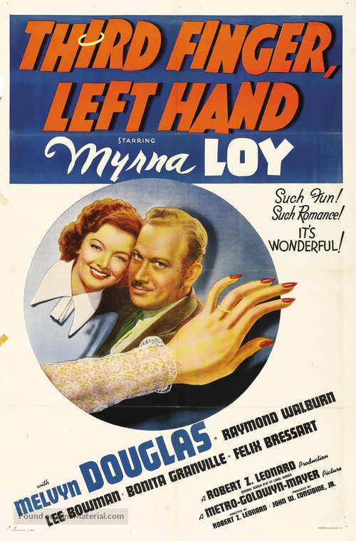 Third Finger, Left Hand - Movie Poster